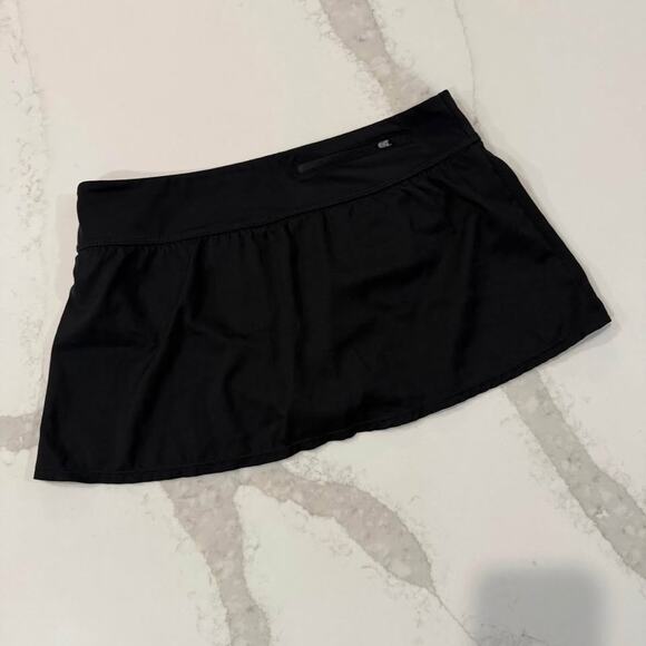 Nike Swim Essential Boardskirt Skort Womens Medium Black BikiniBottom Activewear - Picture 5 of 9